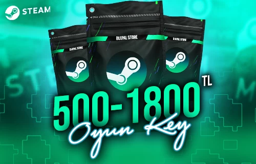 Steam 500-1800TL Degerinde Random Oyun Cıkan key!